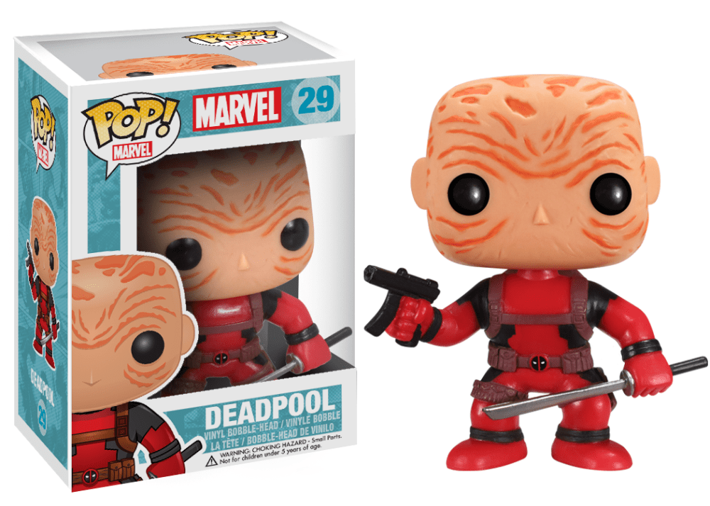 Deadpool - Deadpool Unmasked Pop! Vinyl #29