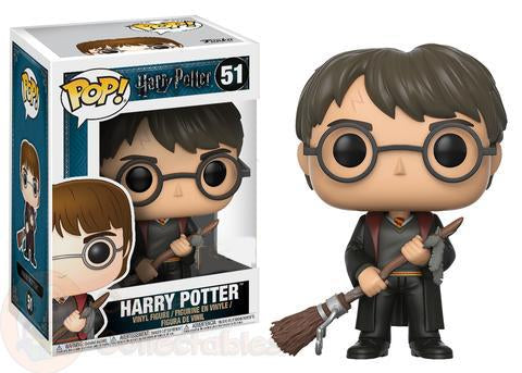 Harry Potter - Harry with Firebolt US Exclusive Pop! - Ozzie Collectables