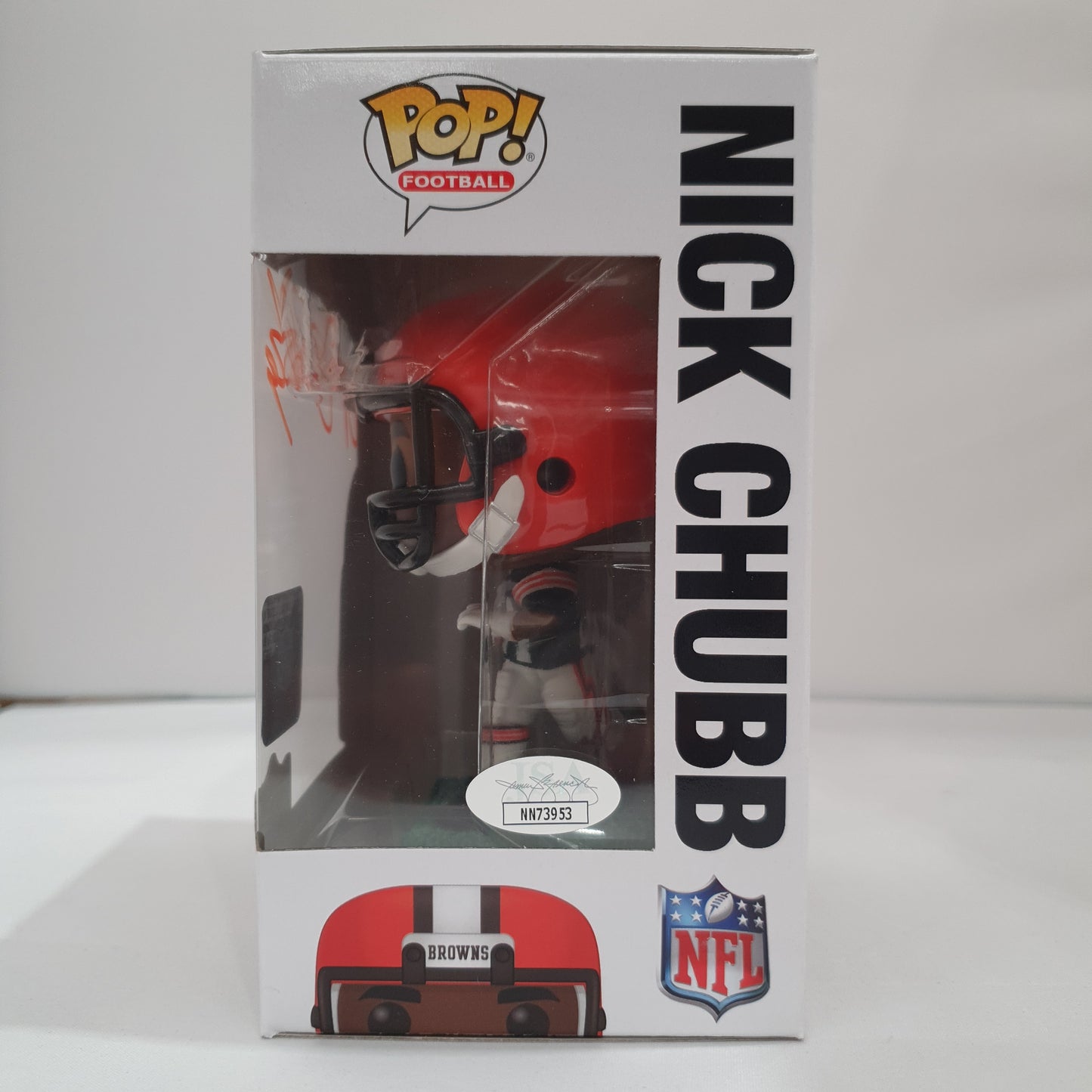 NFL Browns - Nick Chubb #140 Signed Pop! Vinyl