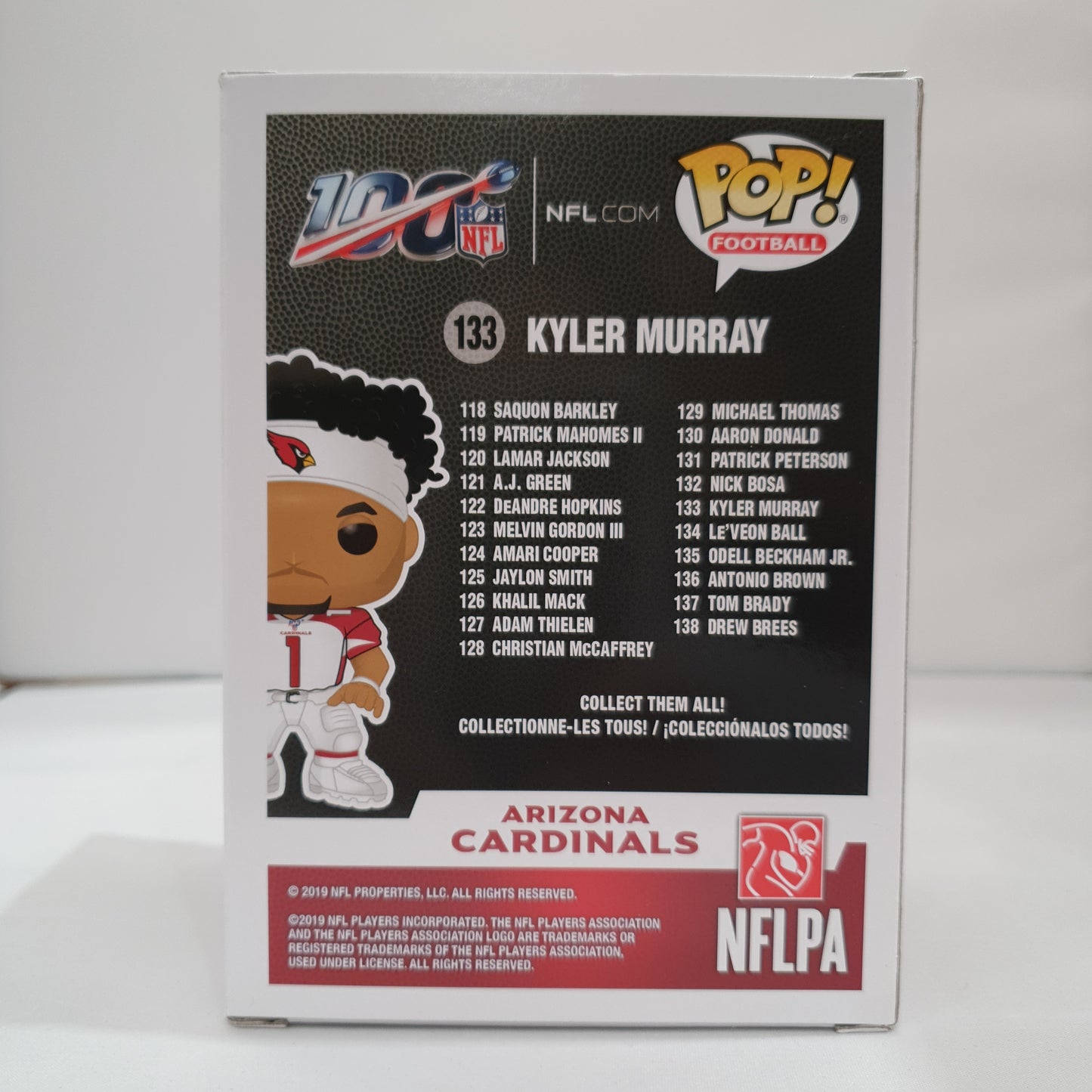 NFL Arizona Cardinals - Kyler Murray #133 Signed Pop! Vinyl