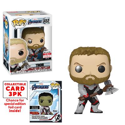 Thor (Quantum Realm Suit) - Marvel Avengers (Collectible Cards) Entertainment Earth Stickered Pop! Vinyl #452 - Ozzie Collectables