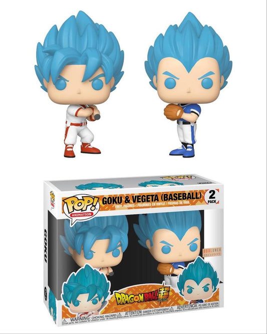 Goku & Vegeta (Baseball) - Dragon Ball Super 2-Pack Pop! Vinyl #2 - Ozzie Collectables