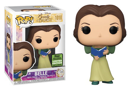 Beauty and the Beast 30th Anniversary - Belle w/ Book ECCC 2021 Spring Convention Exclusive Pop! Vinyl #1010