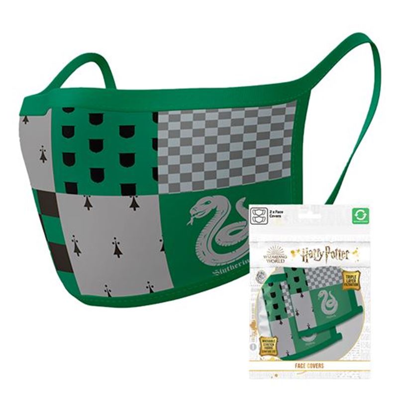 Harry Potter - Slytherin Mask 2pack Facemask Pyr