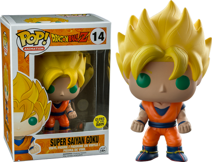 Dragon Ball Z - Super Saiyan Goku Glow US Exclusive Pop! Vinyl #14