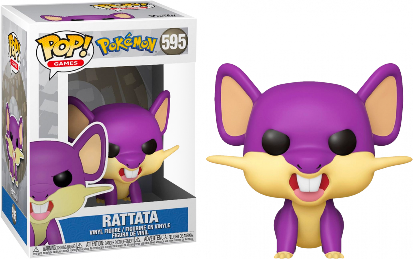 Pokemon - Rattata Pop! Vinyl - Ozzie Collectables