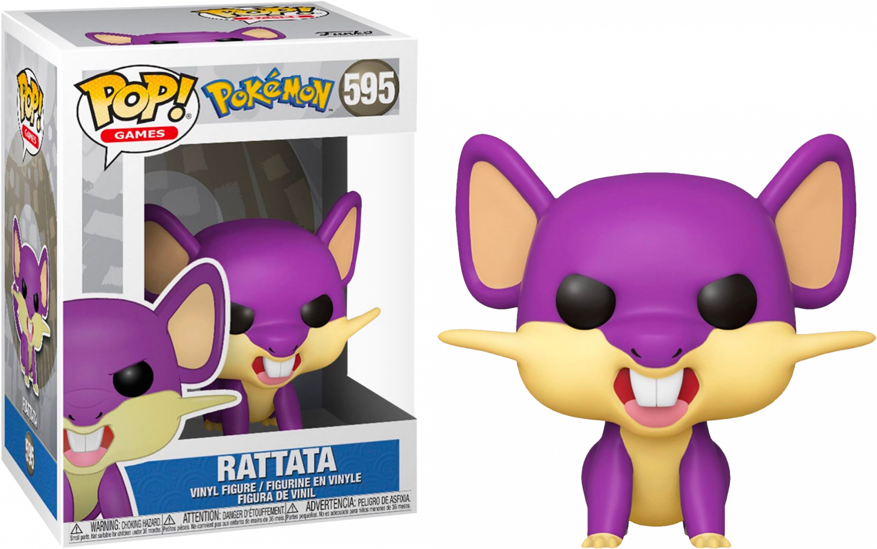 Pokemon - Rattata Pop! Vinyl - Ozzie Collectables