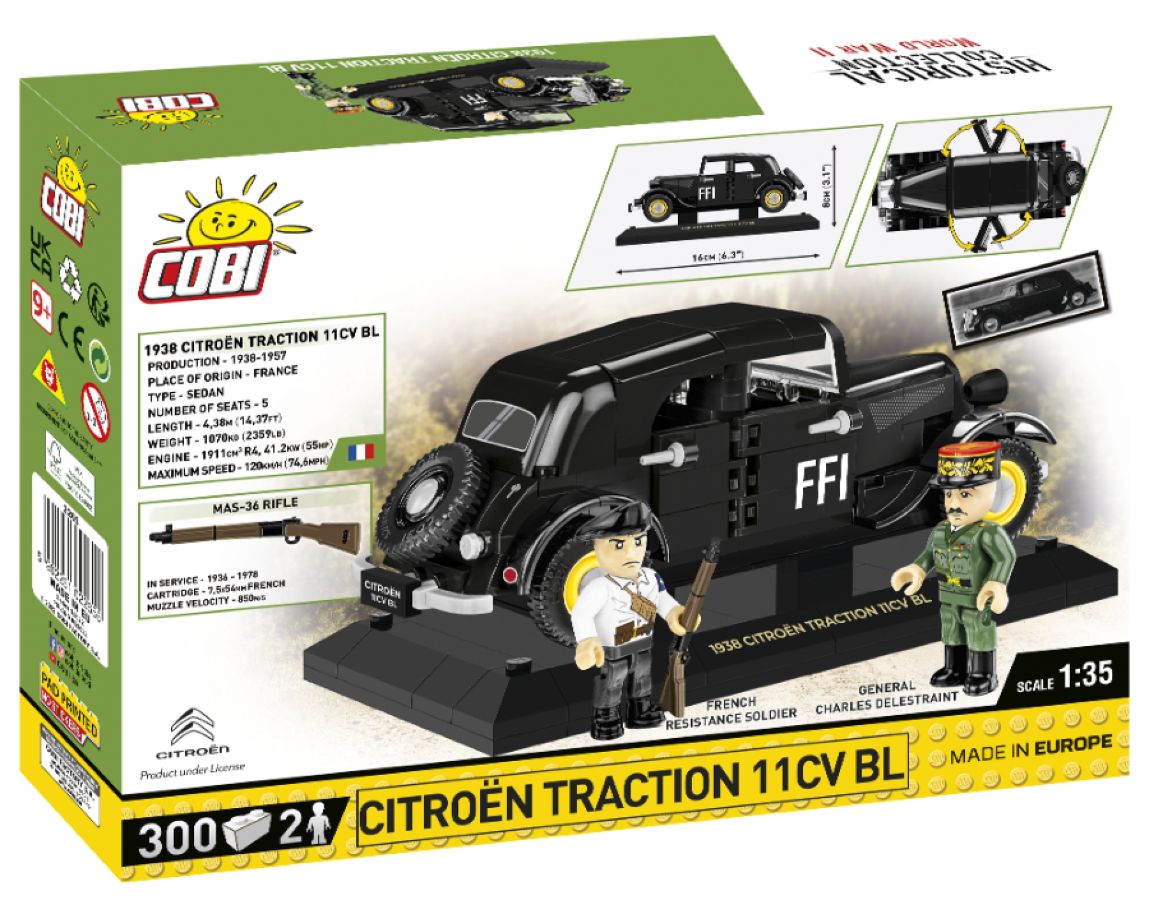 World War II - 1938 Citroen Traction 11C (298 pieces)
