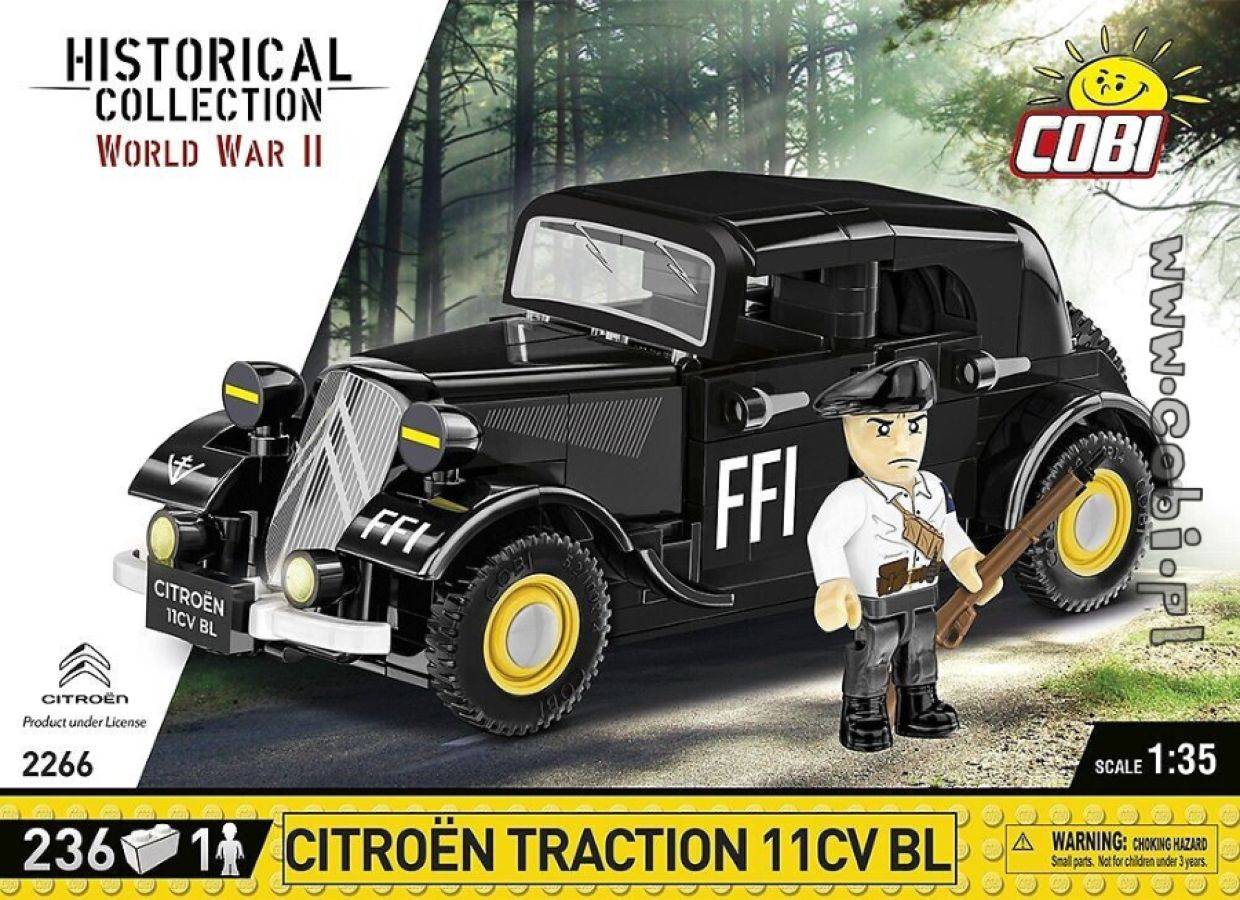 World War II - 1938 Citroen Traction 11C (236 pieces)