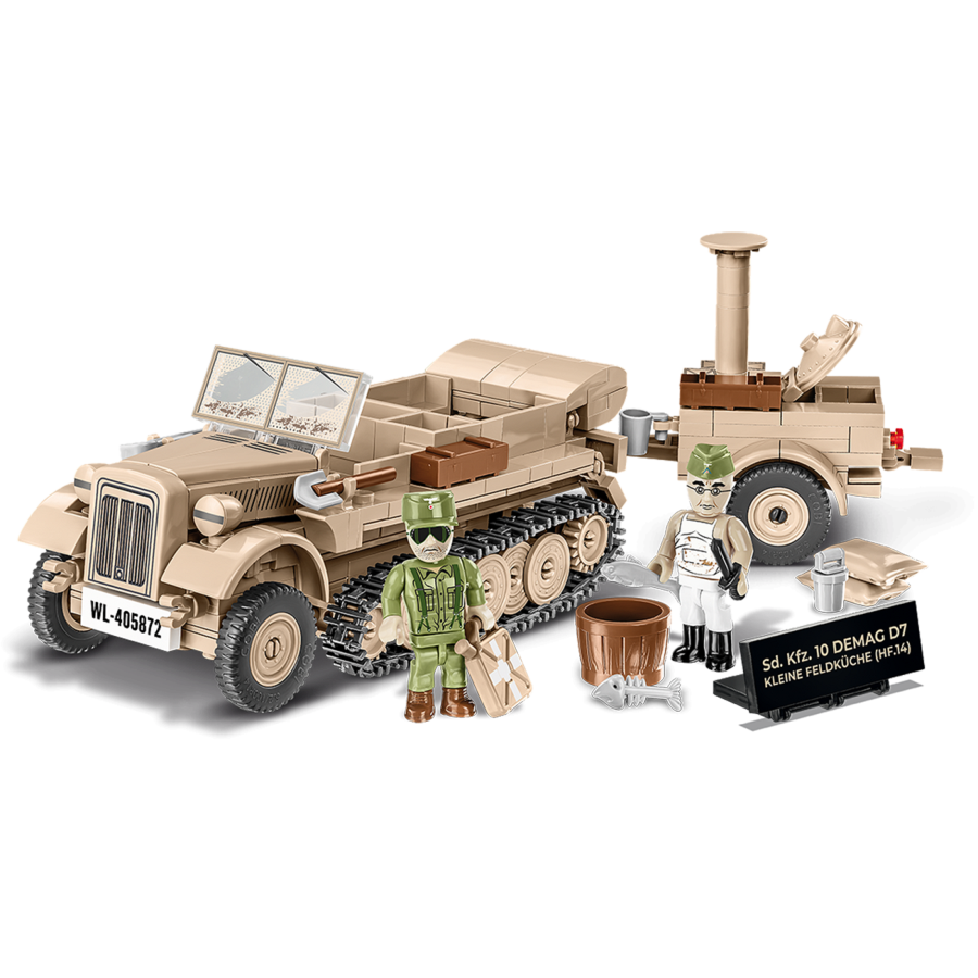 World War II - SD. KFZ. 10 & Field Kitchen (367 pieces)