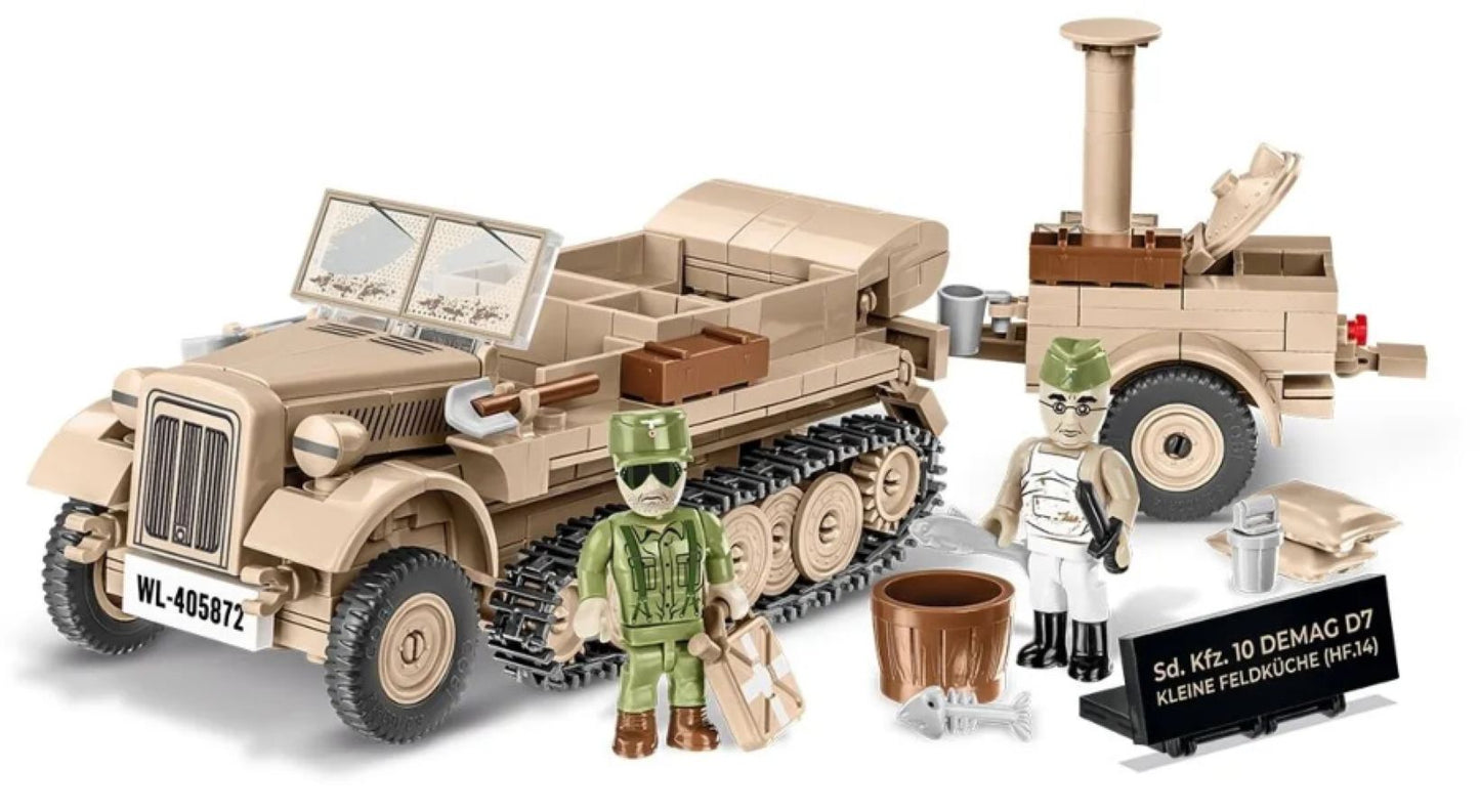 World War II - SD. KFZ. 10 & Field Kitchen (367 pieces)