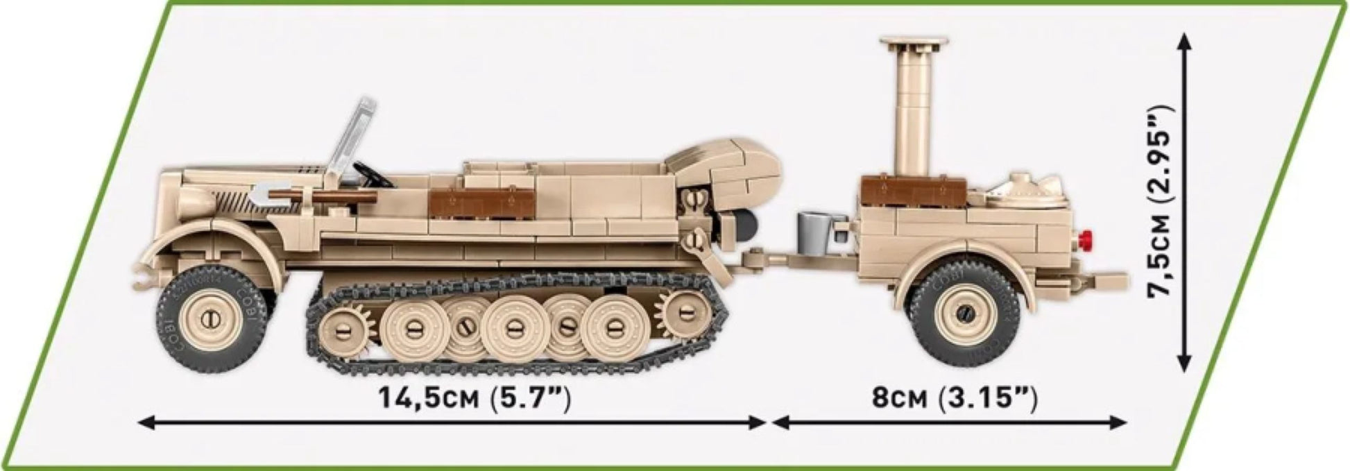 World War II - SD. KFZ. 10 & Field Kitchen (367 pieces)