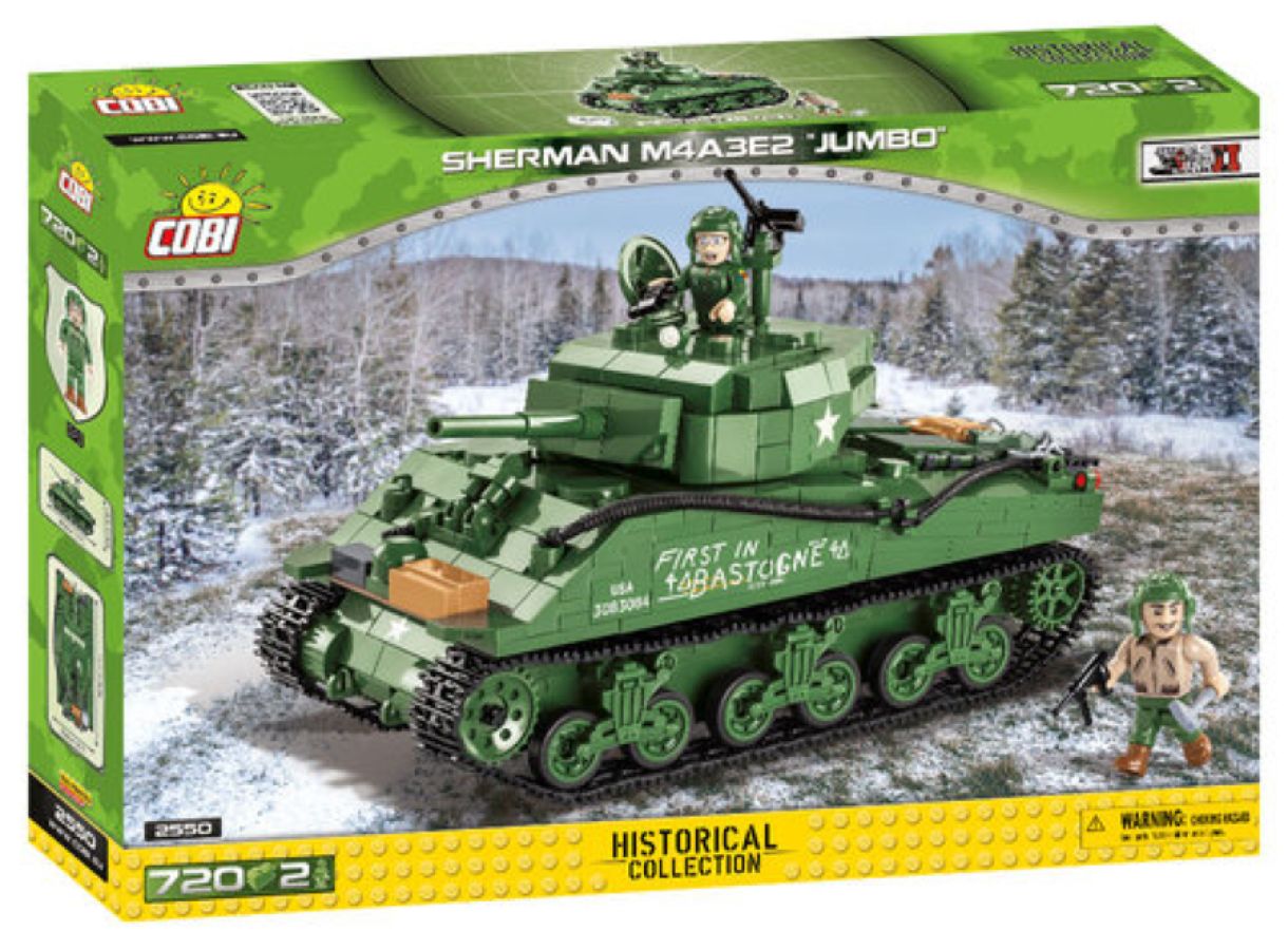 World War II - Sherman M4A3E2 Tank (716 pieces)