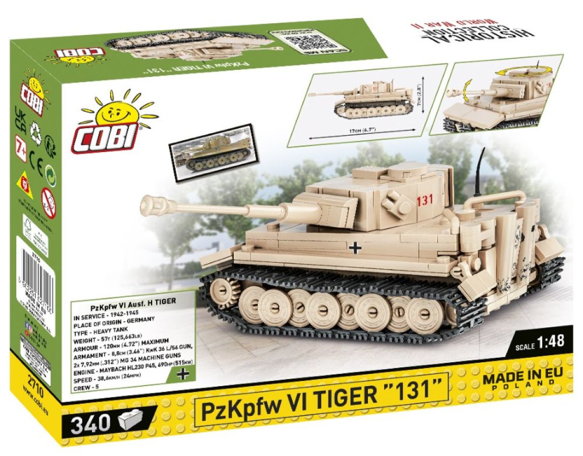WW2 - Pzkpfw VI Tiger "131" 340 pcs