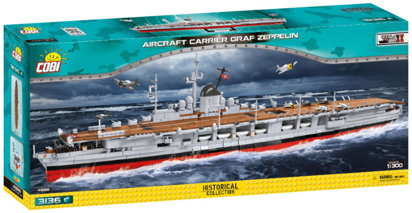 WW2 - Aircraft Carrier Graf Zeppelin 3136 pcs