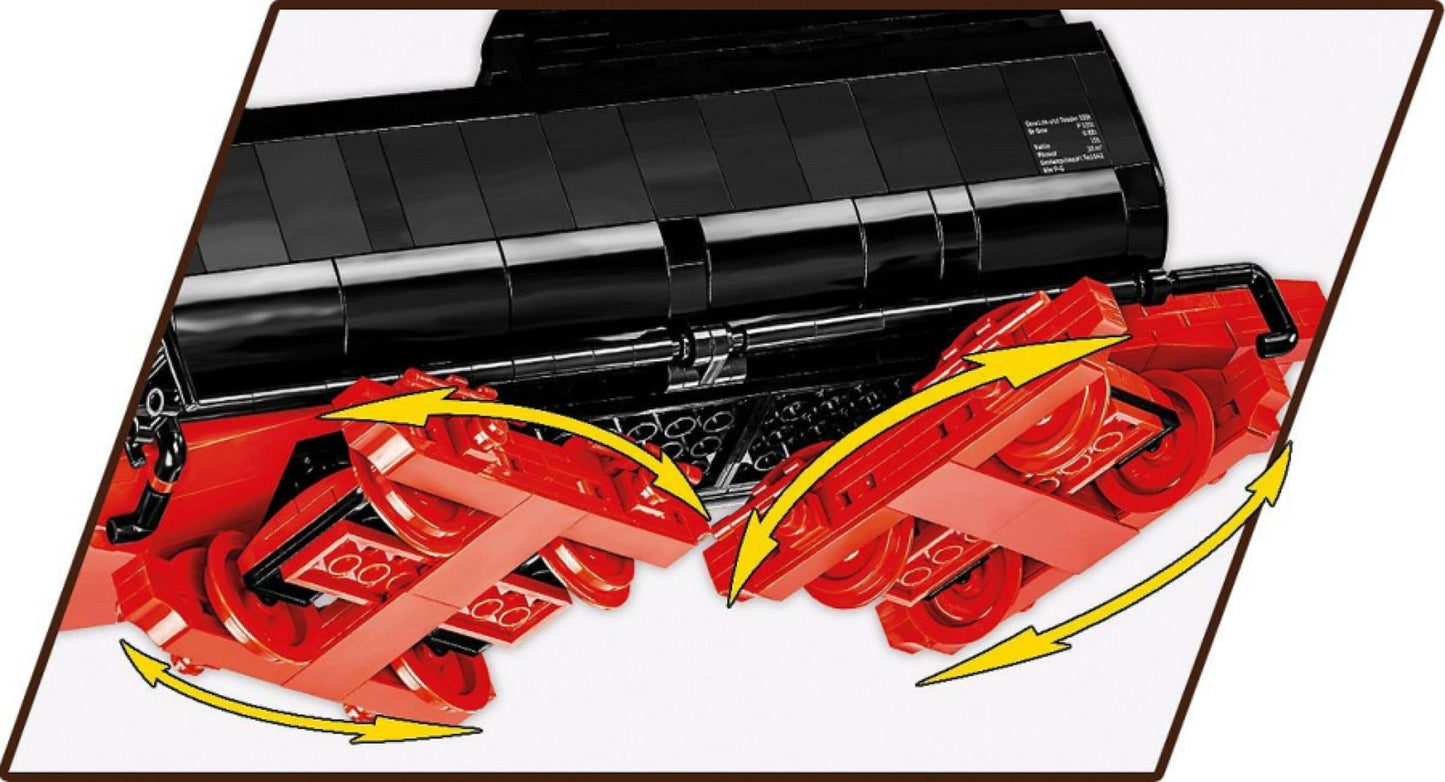 Trains - DR BR 52 Steam Locomotive 1:35 Scale [2505 Pcs]