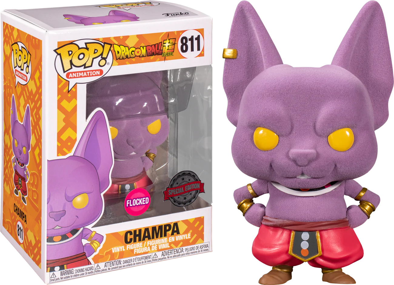Dragon Ball Super - Champa Flocked US Exclusive Pop! Vinyl #811