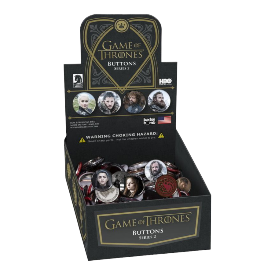A Game of Thrones - Buttons series 02 (CDU of 200)