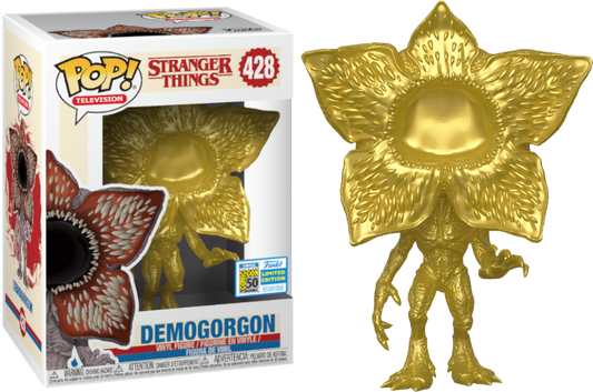 Stranger Things - Demogorgon Metallic Gold 2019 SDCC US Exclusive Pop! Vinyl #428