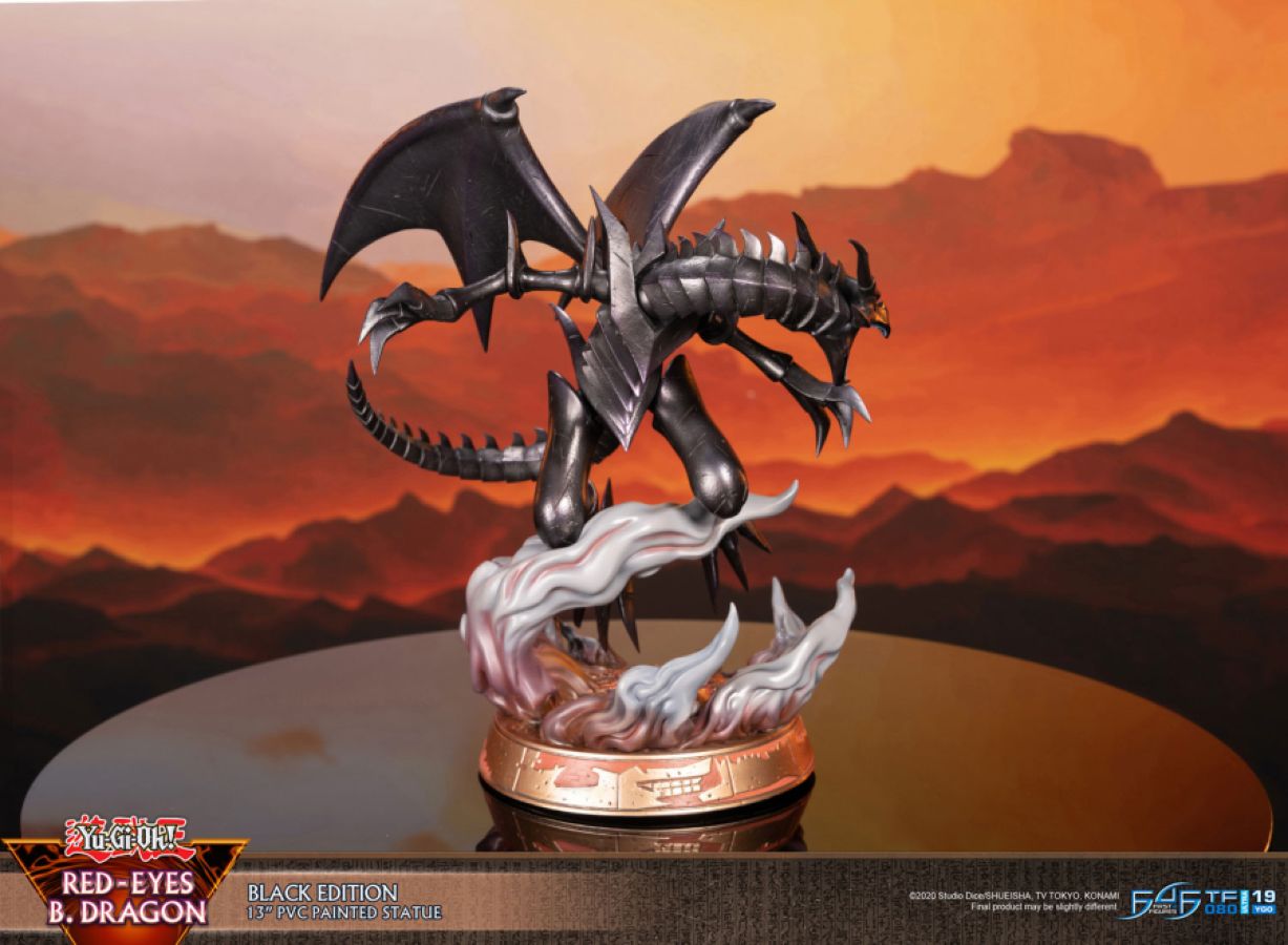 Yu-Gi-Oh! - Red Eyes Black Dragon (Black Edition) PVC Statue