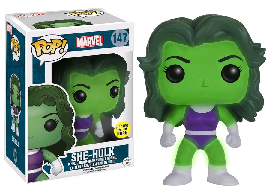 Hulk - She-Hulk Glow US Exclusive Pop! Vinyl - Ozzie Collectables
