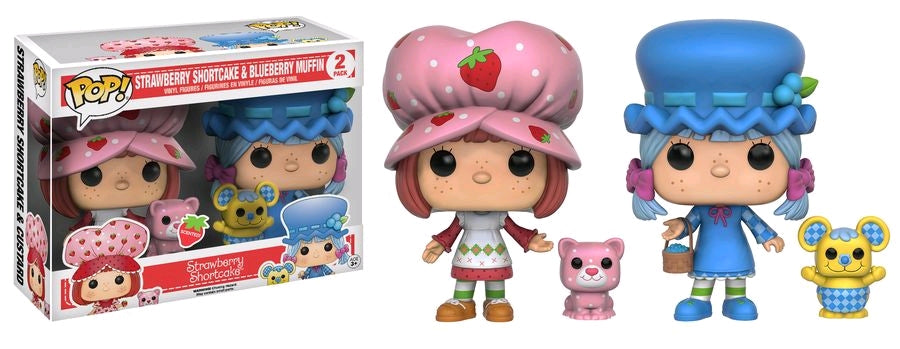 Strawberry Shortcake - Strawberry & Blueberry Scented US Exclusive Pop! Vinyls 2-Pack - Ozzie Collectables