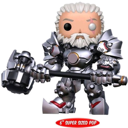 Overwatch - Reinhardt Unmasked US Exclusive 6" Pop! Vinyl - Ozzie Collectables