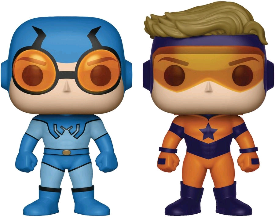DC Comics - Blue Beetle & Booster Gold US Exclusive Pop! Vinyl 2-pack - Ozzie Collectables