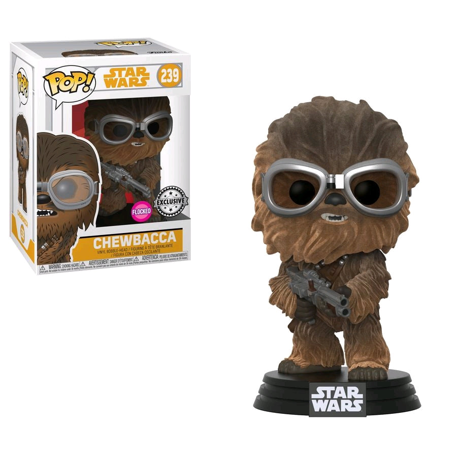 Star Wars: Solo - Chewbacca Flocked US Exclusive Pop! Vinyl - Ozzie Collectables