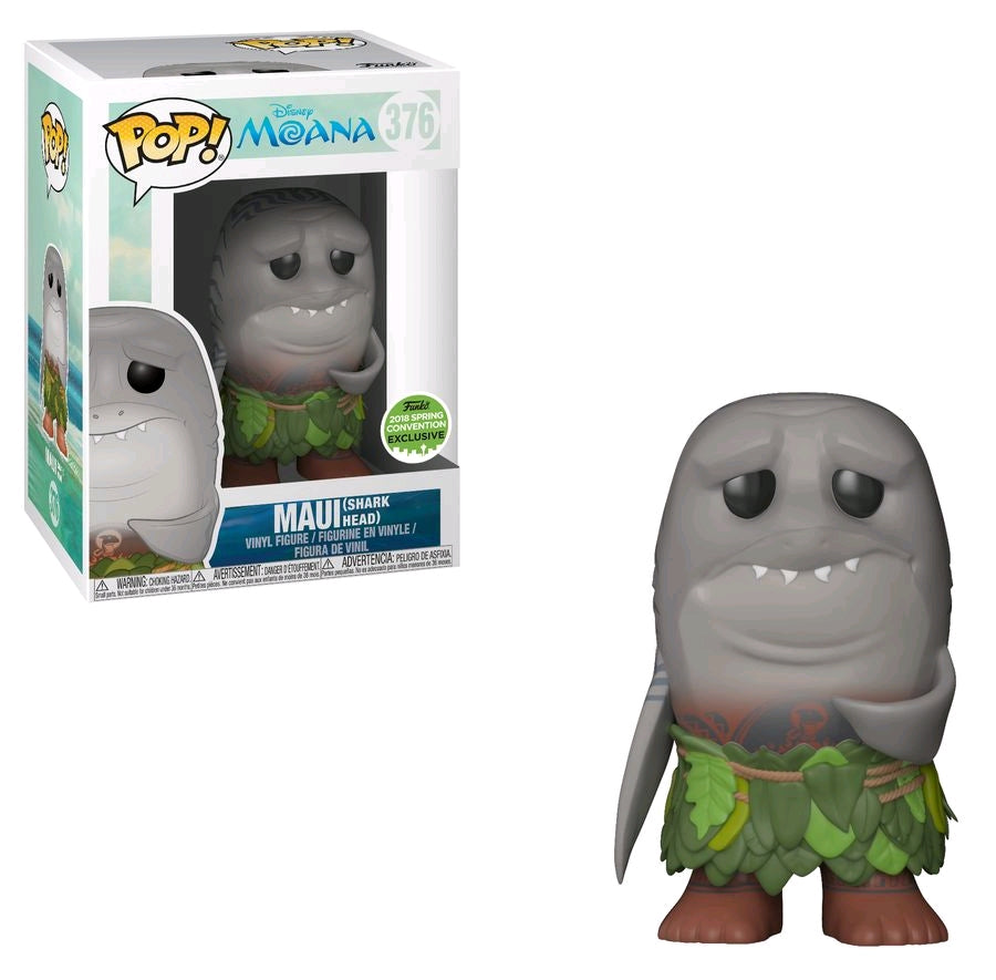 Moana - Maui (Shark Head) ECCC 2018 US Exclusive Pop! Vinyl - Ozzie Collectables