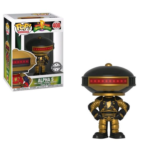 Power Rangers - Alpha 5 Black & Gold US Exclusive Pop! Vinyl - Ozzie Collectables