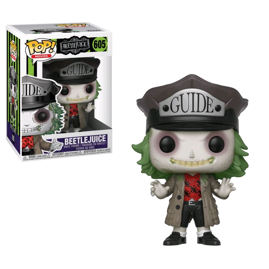 Beetlejuice - Beetlejuice with Guide Hat Pop! Vinyl - Ozzie Collectables