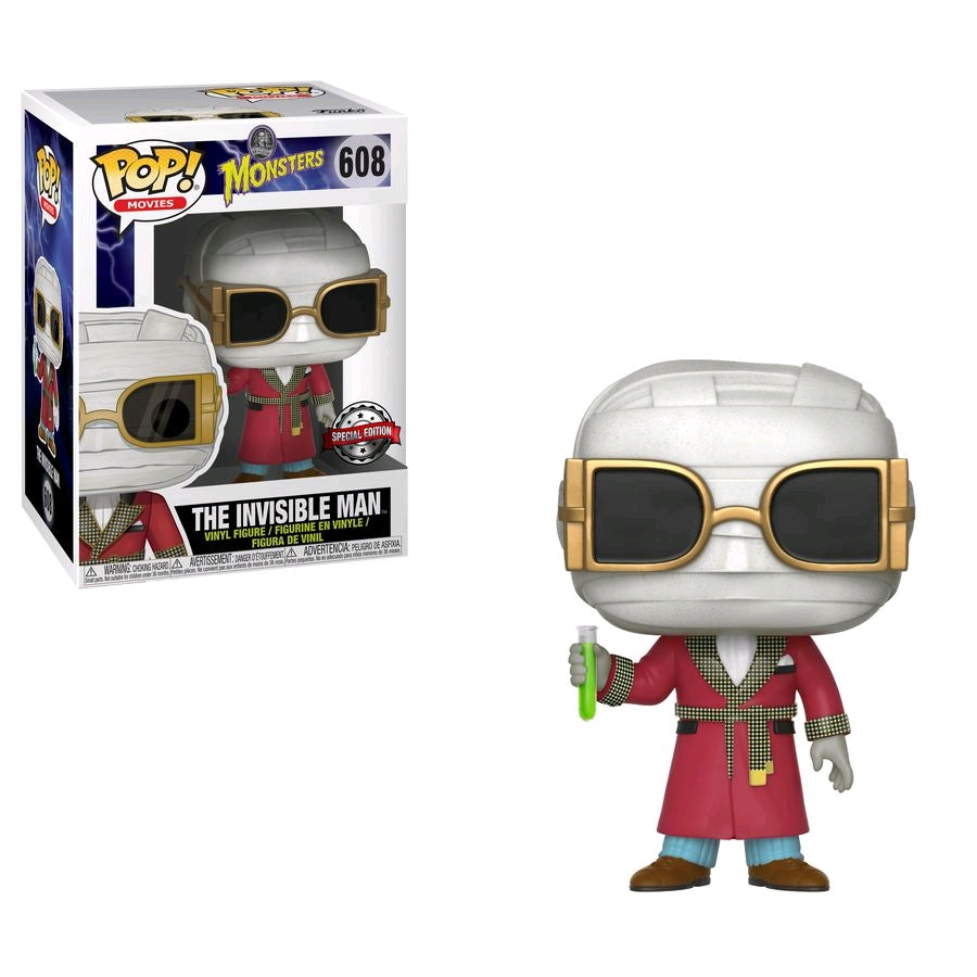Universal Monsters - Invisible Man US Exclusive Pop! Vinyl - Ozzie Collectables