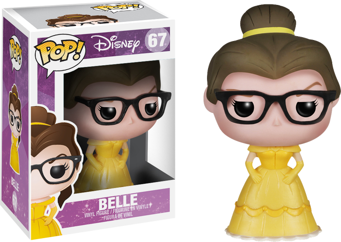 Beauty and the Beast - Belle Nerd US Exclusive Pop! Vinyl - Ozzie Collectables