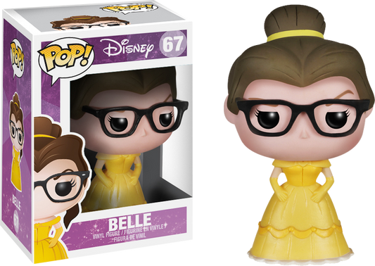 Beauty and the Beast - Belle Nerd US Exclusive Pop! Vinyl - Ozzie Collectables