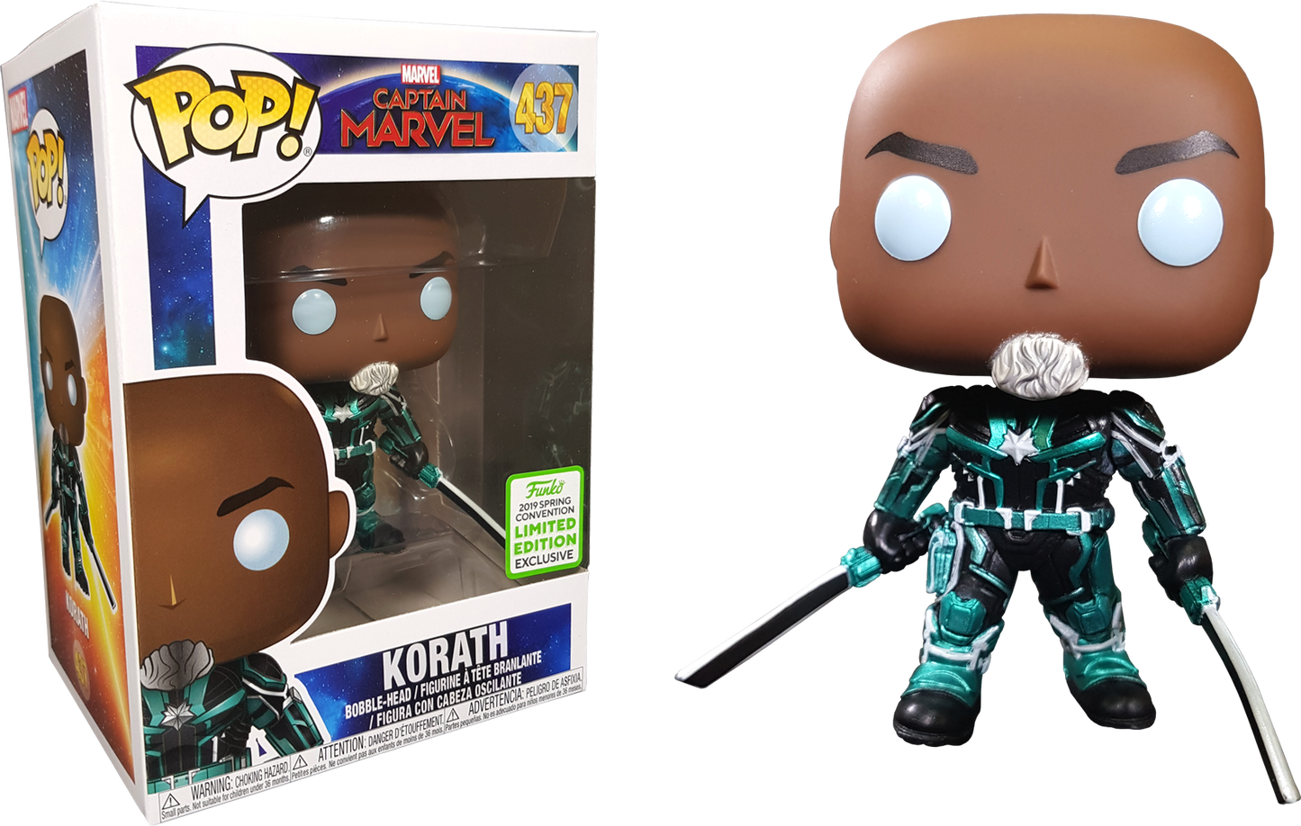 Captain Marvel - Korath ECCC 2019 Exclusive Pop! Vinyl