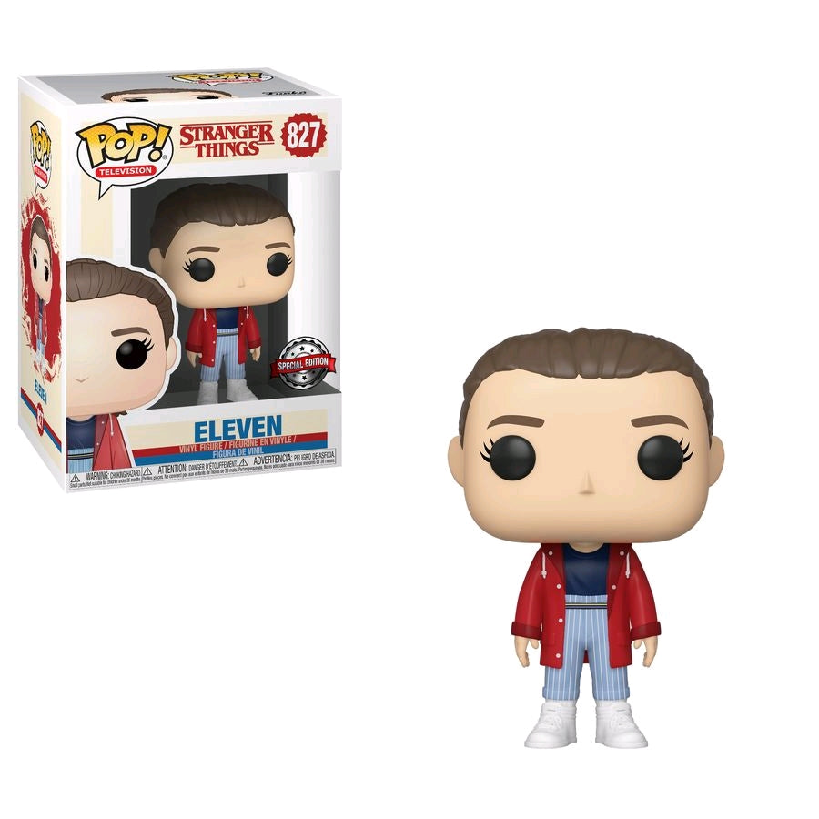 Stranger Things - Eleven with Slicker US Exclusive Pop! Vinyl - Ozzie Collectables