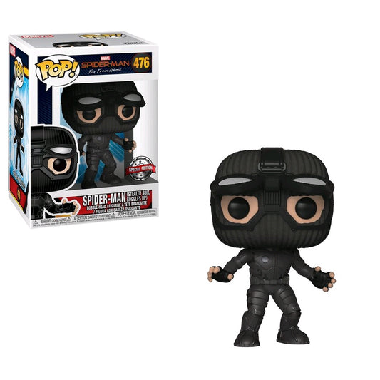 Spider-Man: Far From Home - Stealth Suit Goggles Up US Exclusive Pop! Vinyl - Ozzie Collectables