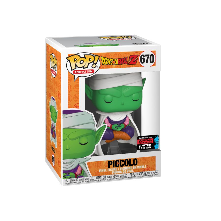 Dragon Ball Z - Piccolo Lotus Position NYCC 2019 US Exclusive Pop! Vinyl - Ozzie Collectables