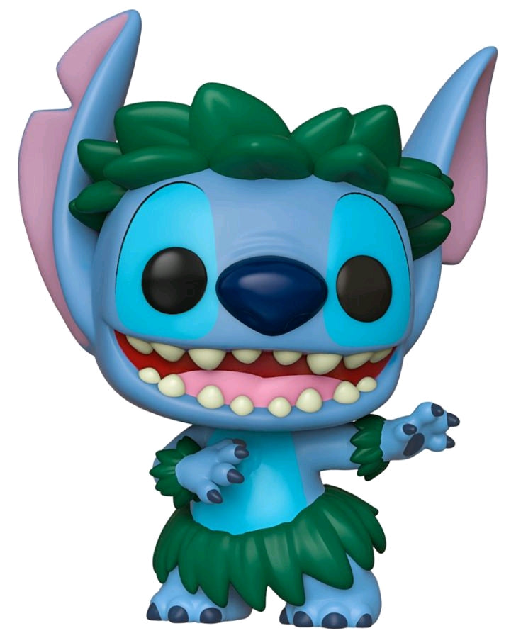Lilo & Stitch - Stitch in Hula Skirt US Exclusive Pop! Vinyl - Ozzie Collectables