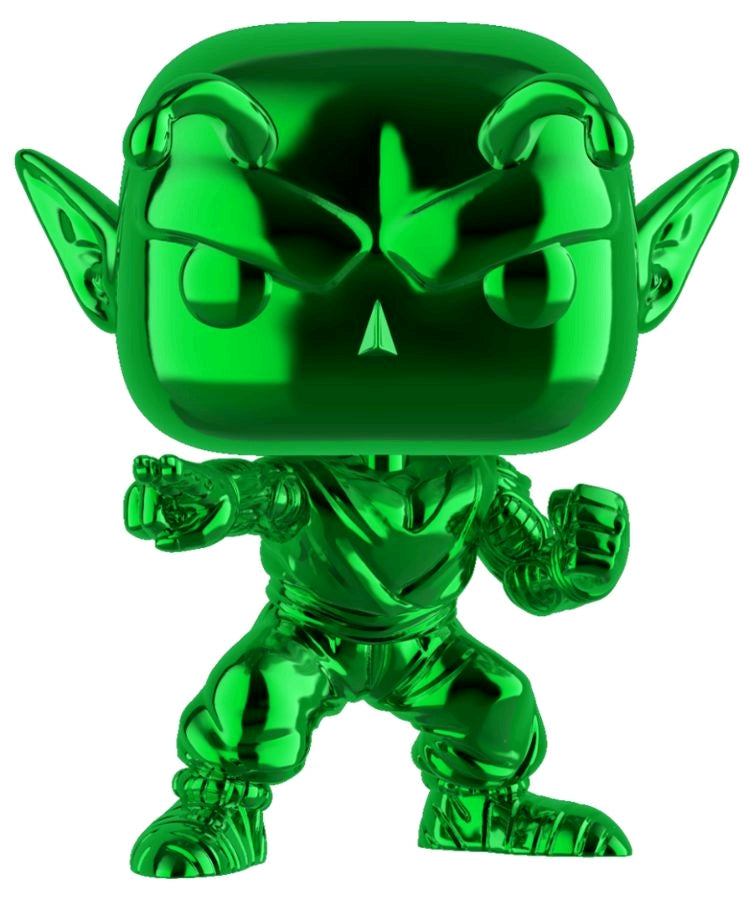 Dragon Ball Z - Picollo Green Chrome ECCC 2020 Exclusive Pop! Vinyl - Ozzie Collectables
