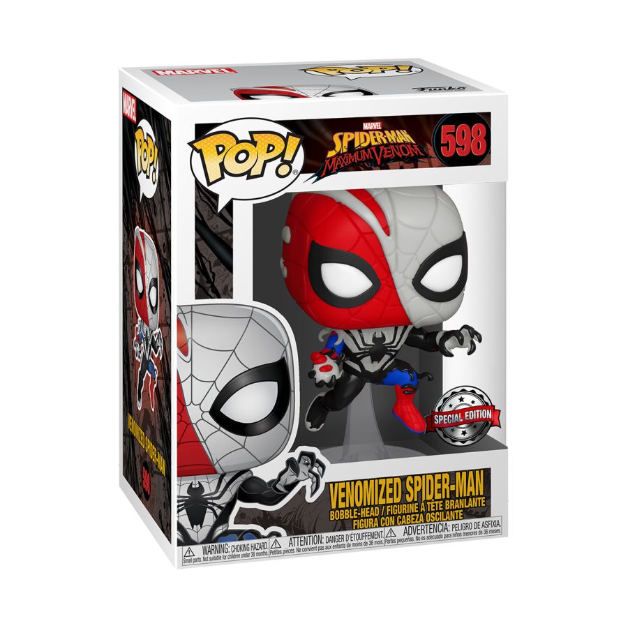 Venom - Venomized Spider-Man US Exclusive Pop! Vinyl - Ozzie Collectables