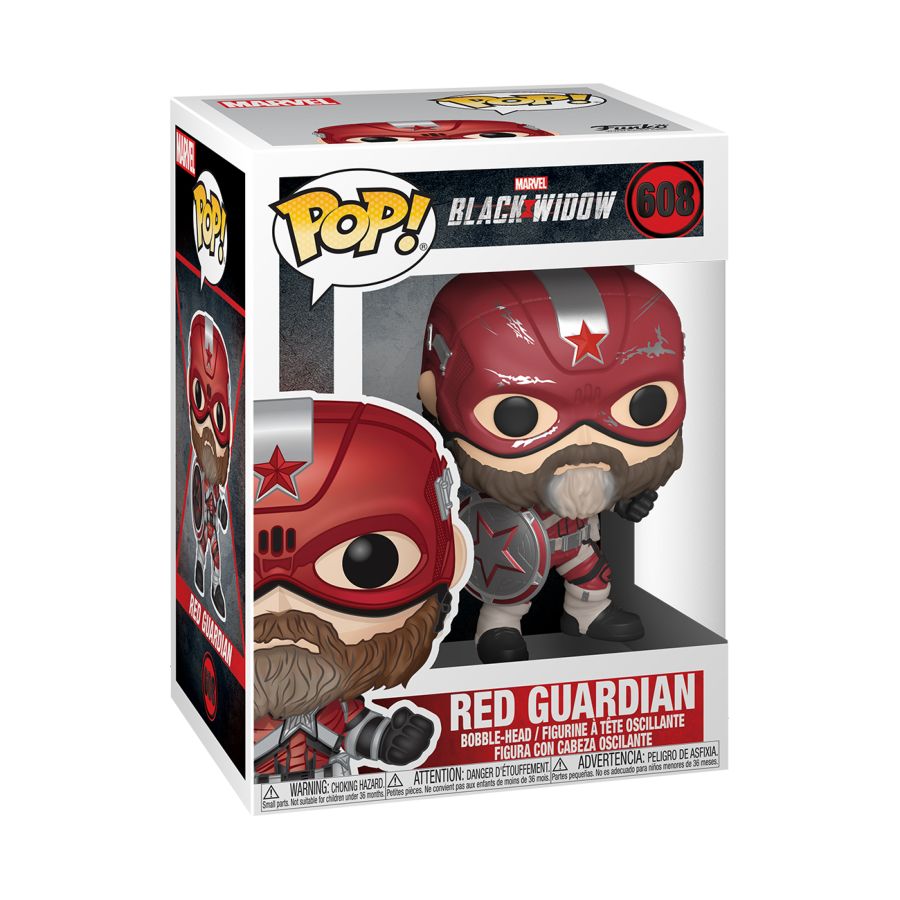 Black Widow - Red Guardian Pop! Vinyl - Ozzie Collectables