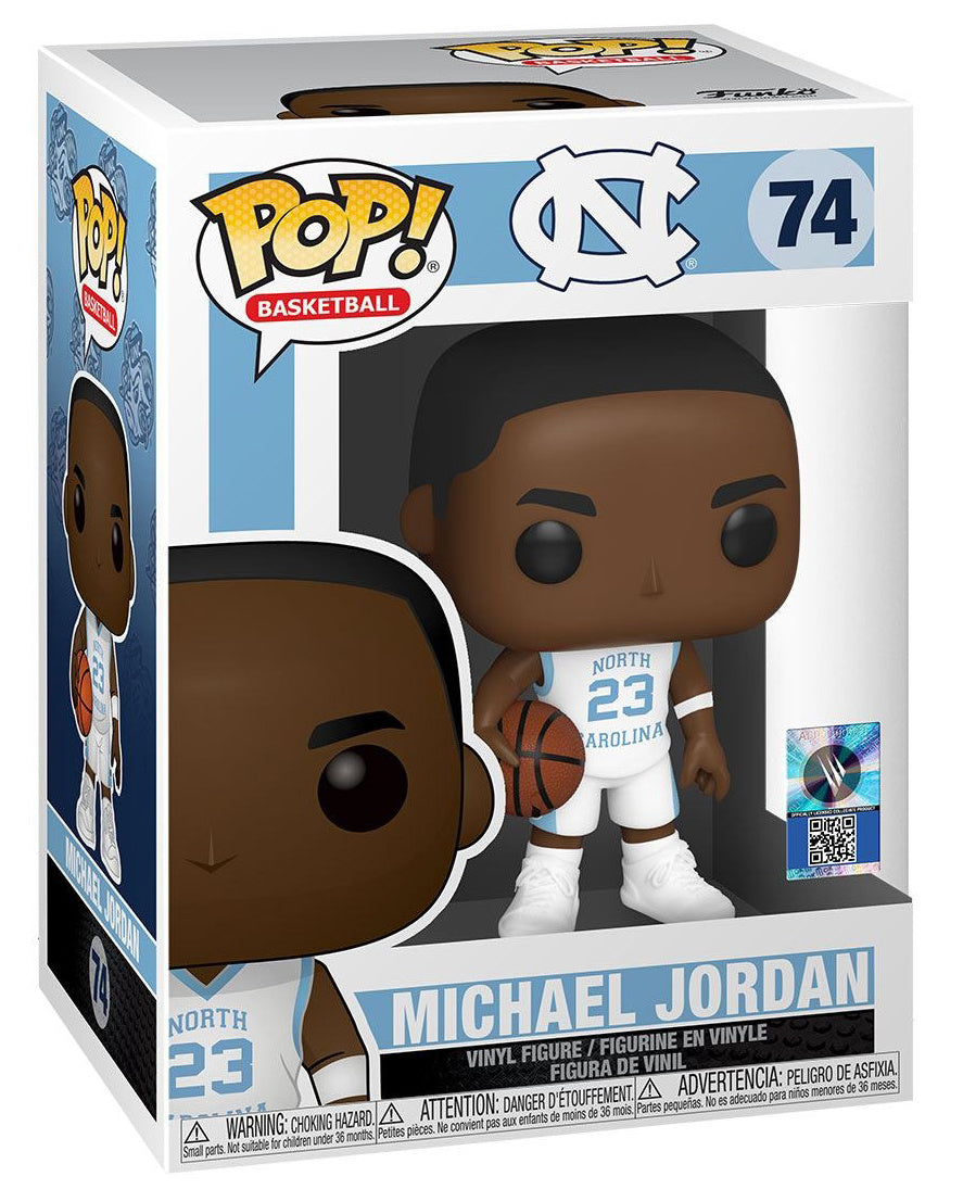 NBA - Michael Jordan (Away Jersey) North Carolina UNC POP! Vinyl #74