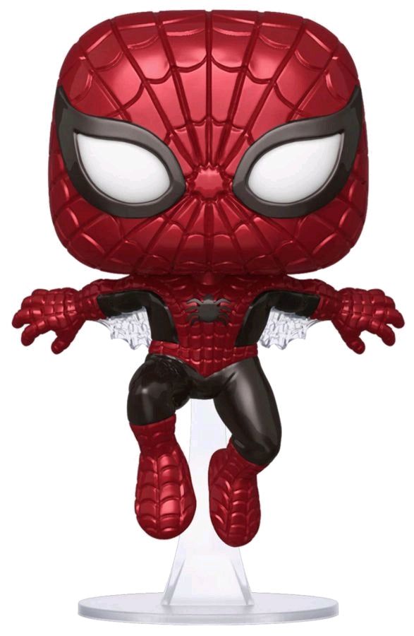 Spider-Man - Spider-Man First Appearance Metallic 80th Anniversary US Exclusive Pop! Vinyl - Ozzie Collectables