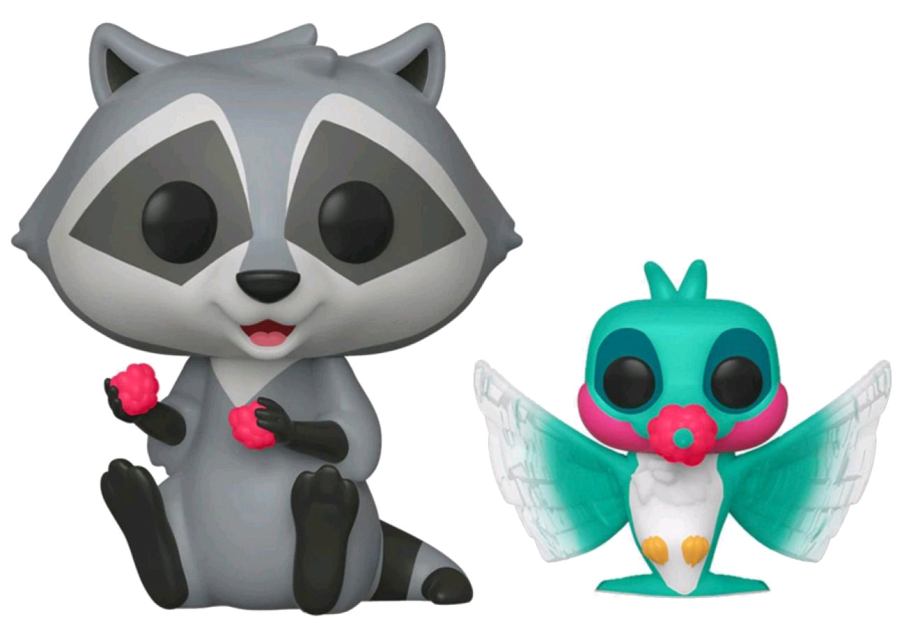 Pocahontas - Meeko & Flit Earth Day US Exclusive Pop! Vinyl - Ozzie Collectables