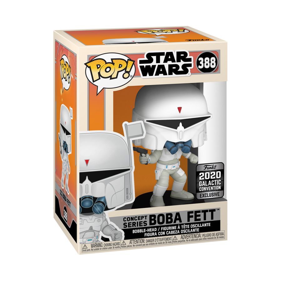 Star Wars - Concept Series Boba Fett 2020 Galactic Convention Pop! Vinyl #388