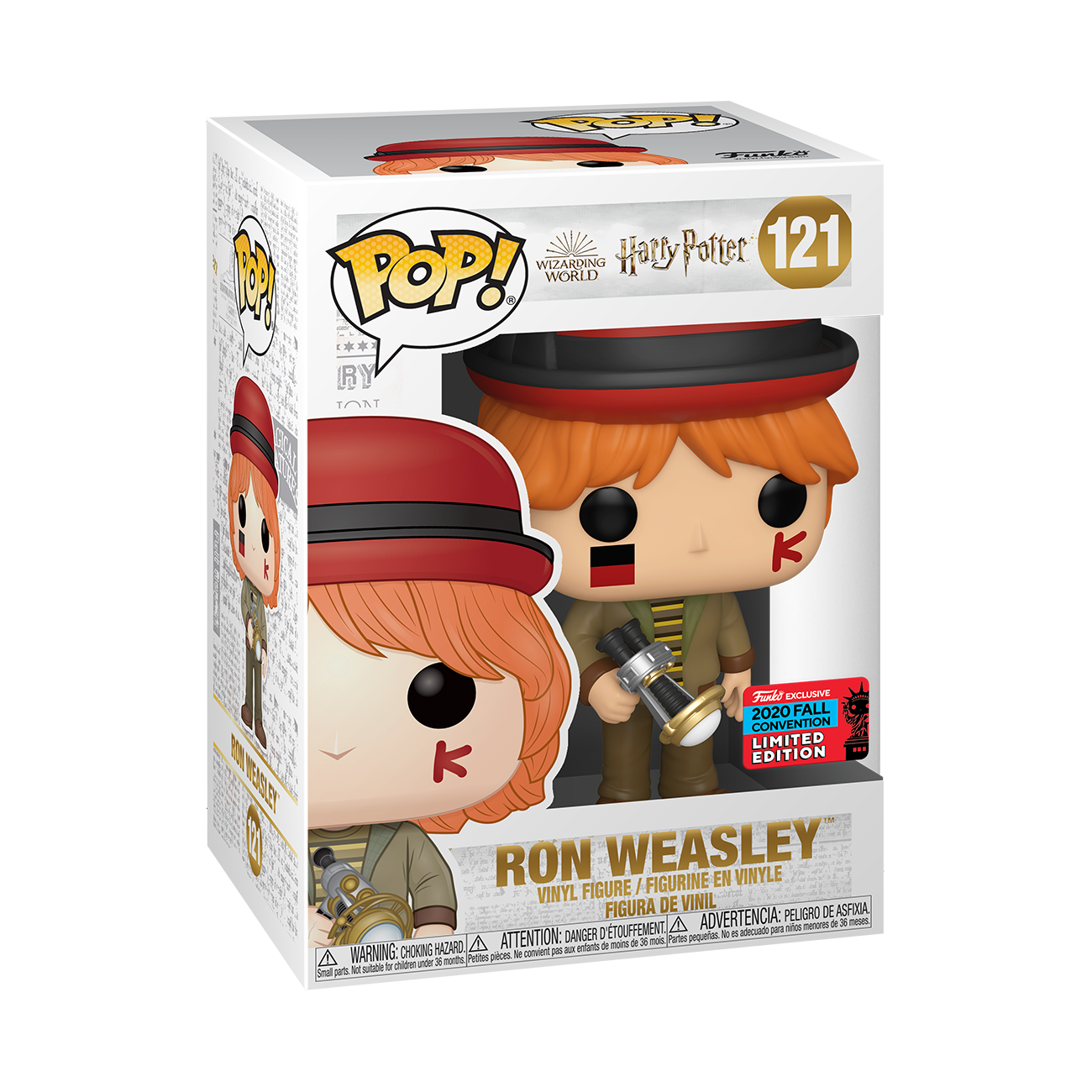 Harry Potter - Ron Weasley Wizarding World New York Comic Con Exclusive Pop! Vinyl #121