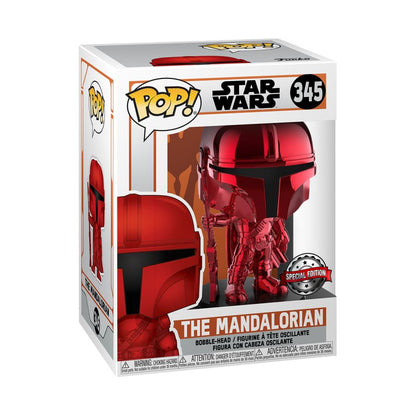 Star Wars: The Mandalorian - Mandalorian Red Metallic US Exclusive Pop! Vinyl 