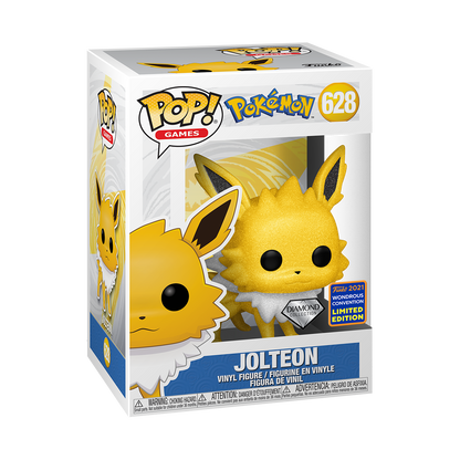 Pokemon - Jolteon Diamond Glitter 2021 Wondrous Convention Exclusive Pop! Vinyl #628